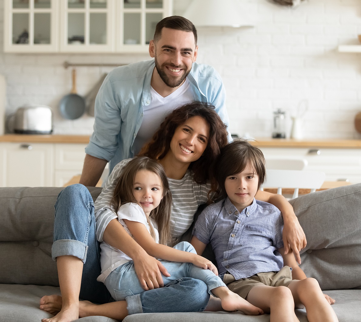 image of a happy family